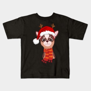 Chihuahua Funny Holiday Christmas - Chihuahua Funny Holiday Christmas Celebration - Chihuahua Lover Gifts Kids T-Shirt